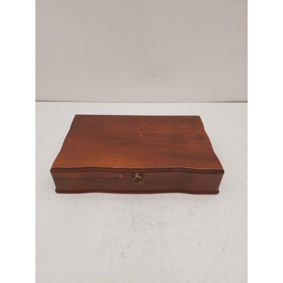 Vintage Gunther Mele 1970's wooden jewelry box. Jewellery . Vintage wooden - Picture 3 of 10